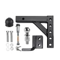 thumbnail image 3 of Adjustable 4 Level Trailer 10 Inch Drop Hitch Ball Mount Tow For 2 Inch Receiver RV Parts Camper Caravan Accessories ,Corrosion Resistance, 3 of 6