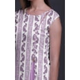 thumbnail image 3 of Bimba Kurti d'Été Sans Manches Imprimé Tunique Droite Robes pour Femmes, 3 of 6