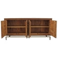 thumbnail image 4 of Goldbust Solid Wood 4 Door Sideboard in Brown, 4 of 7