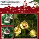 thumbnail image 5 of Navidad Led Bola De Navidad Transparente Árbol De Navidad Colgante Que Brilla, 5 of 5