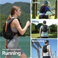 thumbnail image 6 of Lightweight Hydration Backpack with Vest Style Straps & 2.5L TPU Water Bladder, Versatile Sleek Multi-Pocket Pack for Hiking, Cycling, Running, Backpacking, Travel, 6 of 6