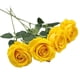thumbnail image 1 of Flores Artificiales Yuarrent 10pcs Seda para Bodas Decoraciones Hogar Amarillo Brillante, 1 of 6