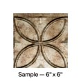thumbnail image 1 of FASÄDE Rings Decorative Vinyl Backsplash Panel in Bermuda Bronze (6X6 Inch Sample), 1 of 5