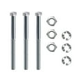 thumbnail image 3 of facefd Roue de Suspension en Caoutchouc Dur pour Porte et Portail Noir 4 Pouces, 3 of 9