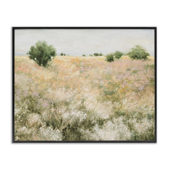 Stupell Industries Traditional Pastoral Freedom Field Black Framed Giclee Art, 14 x 11, by Julia Purinton