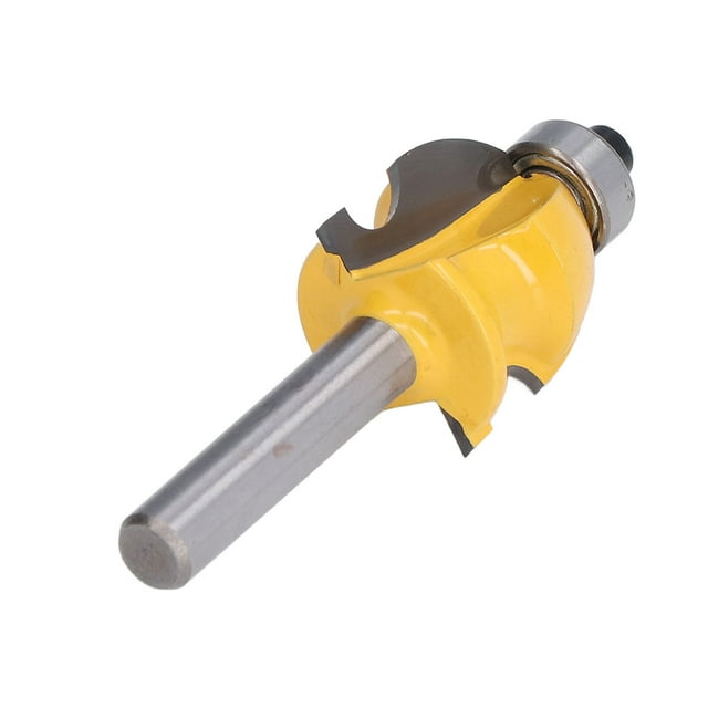Architectural Router Bit, Edge Forming Base Moulding Router Roundover Beading Carbide CNC for Softwood for Plywood for Hardwood 8mm Shank,1/2in Shank