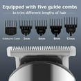 thumbnail image 7 of Beard Trimmer for Men, Waterproof Electric Hair Trimmer Beard Grooming Kit Mustache Nose Hair , Cordless Hair Clippers Electric Razor for Men, Gifts for Men Father, 7 of 7