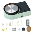 thumbnail image 1 of VEVOR Mini Roue de Poterie Roue Électrique en Argile pour Enfants et Adultes 6 Pouces Vert, 1 of 9
