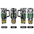 thumbnail image 5 of Hulk Car Cup with Handle Straw Lid Stainless Steel Double Wall Vacuum Coffee Mug Large Capacity Tumbler 40oz for Man Woman, 5 of 8