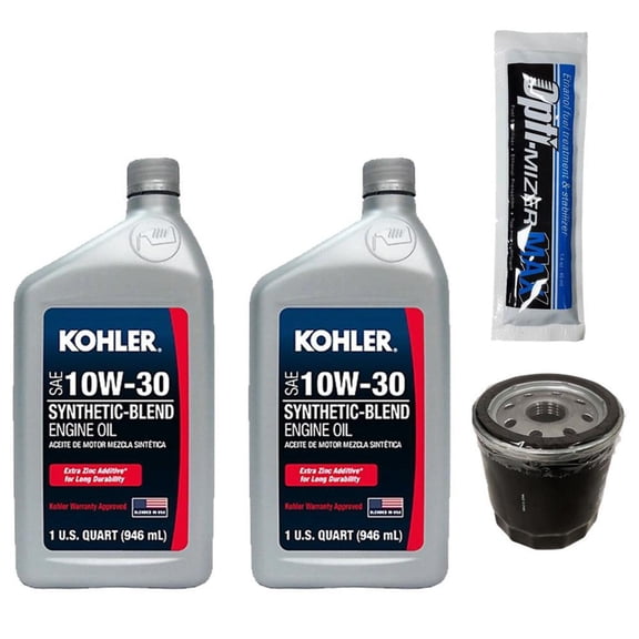 Proven Part Oil Filter Fuel Treatment 2 Quarts 10W30 Oil Fits Kohler 12-050-01