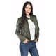 thumbnail image 5 of Chamarra de piel sintetica Roman Fashion /Juvenil, 6859 (Olivo) verde oscuro EG, 5 of 6