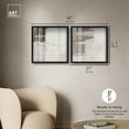 thumbnail image 5 of Neutral Luxe Harmony Set Shadowbox Boho Wall Decor by Art Remedy, Black Frame, 20 x 20, 5 of 6