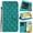 Green, variant on Leather Kickstand Case for Samsung Galaxy M35 M55 M15 M16 M36 M23 Note 8 9 10 20 Ultra Shockproof Protective Cover