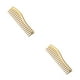 thumbnail image 3 of Guardurnaity Peine profesional para peluquería, gancho húmedo, cepillos para el pelo rizado, alisador, peine de anchos, herramienta de estilismo Oro 2piezas Guardurnaity CBP351577, 3 of 6