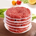 thumbnail image 4 of Revestimiento para moldes de pasteles para separar hamburguesas, papel de pergamino redondo precortado antiadherente de 13 cm, hojas sin blanquear para preparar hamburguesas saludables, 4 of 6