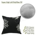 thumbnail image 4 of Majestic Home Goods Pillow 24x24 Coral Black, 4 of 4