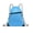 Sky Blue, variant on Large Capacity Drawstring Backpack, Lightweight Nylon Foldable Drawstring Bag, Portable Sack for Sports Fitness Travel Swimming Beach Daily Use (Black)