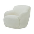 thumbnail image 2 of Moe's Home Collection Stevie Lounge Chair Cream Fabric Chairs, 2 of 6