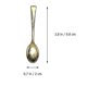 thumbnail image 4 of 72pcs Plastic Disposable Golden Mini Spoon Set Plastic Imitate Metal Flatware For Barbecue Party Picnic, 4 of 4