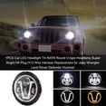 thumbnail image 3 of 1 Uds faro LED para coche 7in 500W redondo tipo V faro Super, 3 of 8