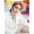 thumbnail image 3 of Blanket Park Jimin Soft and Comfortable Warm Fleece Throw Blankets Yoga Blankets Beach Blanket Picnic Blankets Gift for Dorm room office decor Sofa Bed Camping Travel All Season, 3 of 6