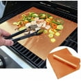 thumbnail image 7 of GoXteam Grill Mats for Outdoor Grill Set of 5, Nonstick Reusable Barbecue Matt Pad for BBQ Grilling Cooking (Copper 5pcs), 7 of 7