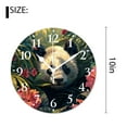 thumbnail image 2 of 10 Inch Wall Clock Battery Operated Silent Clock Decorative for Office, Kitchen, Outdoor, Living RoomPrecious Pandas Adorable, 2 of 4