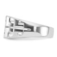 thumbnail image 3 of Auriga 925 Sterling Silver Rhodium-plated Polished Black Onyx Men's Ring Size- 9, 3 of 6