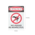 thumbnail image 3 of EeaseCA 2Pcs No Peeing Warning Sign Hanging Garden Caution Sign Iron Wrought Painting, 3 of 8
