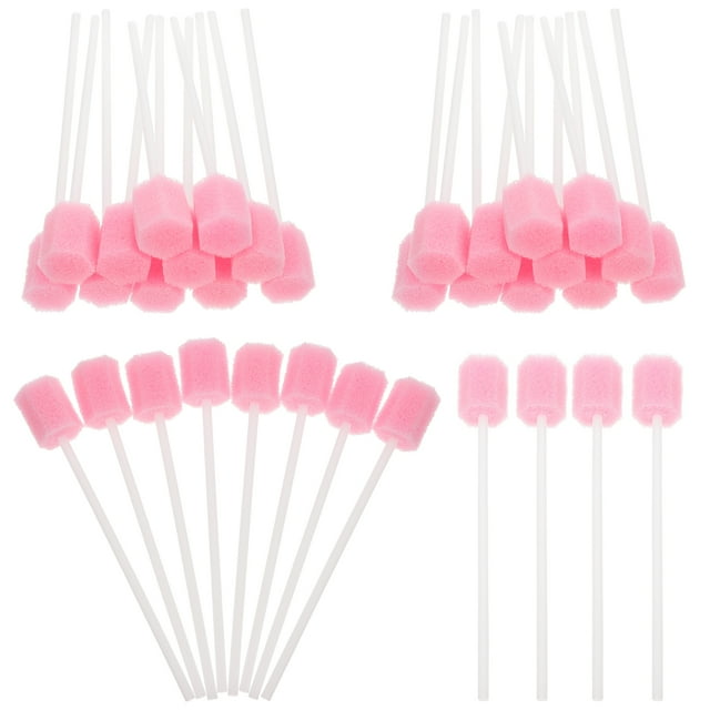Oral Swabs Mouth Sponge Swab Cleaner Baby Care Cleaning Toothbrush