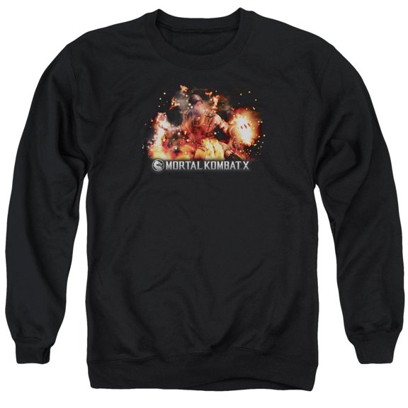 Mortal Kombat X - Scorpio Flames - Crewneck Sweatshirt - Medium