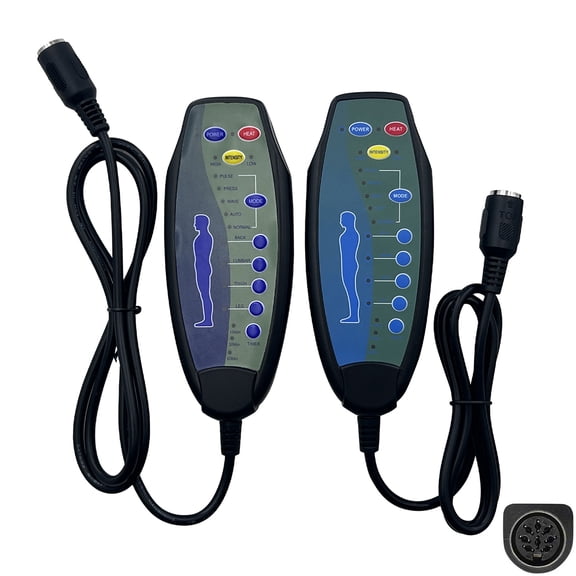 8 Pin Female Plug Massage Remote Hand Control Controller for Massage Recliner Sofa