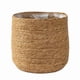 thumbnail image 1 of Maceta de Algas Marinas - Tejida Cesta Decorativa para Plantas con LáMina PláStico en Estilo Bohemio S, 1 of 5