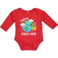 thumbnail image 3 of Inktastic Happy Earth Day Cute Smiling Planet Earth with Tree Boys or Girls Long Sleeve Baby Bodysuit, 3 of 5