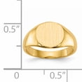 thumbnail image 5 of Bague Signet en Or Jaune 14K, 5 of 5