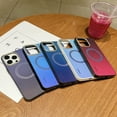 thumbnail image 6 of Compatible with iPhone 12 Pro Colorful Case, [Compatible with Magsafe] Luxury Thin Fit Shockproof Anti Scratch Drop Protective Phone Case for Women Men for iPhone 12 Pro 6.1" - # 5, 6 of 11