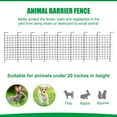 thumbnail image 7 of 8-Panel 11ft Garden Fence, 12x17 inch, Black, 16 Piece, 7 of 7