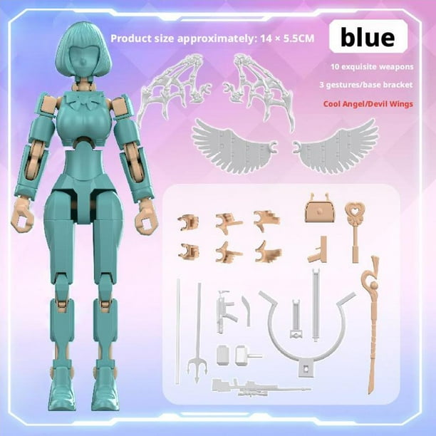 Muñeca Lucky 13, guerrera mágica, juguete para armar, bricolaje, desarrollo de la fuerza de voluntad, adornos, juguetes pequeños