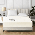 thumbnail image 3 of IR Imperial Rooms Fitted Sheet Deep Pocket Extra Soft Brushed Microfiber 1800 Series Cream Queen, 3 of 8