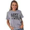 thumbnail image 4 of US Army Wife Military Soldier Pride Women's Graphic T Shirt Tees Brisco Brands M, 4 of 6