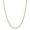 thumbnail image 6 of 14K Yellow Gold 2.75mm Diamond Cut Rope With Lobster Clasp Chain 16 IN, 6 of 6