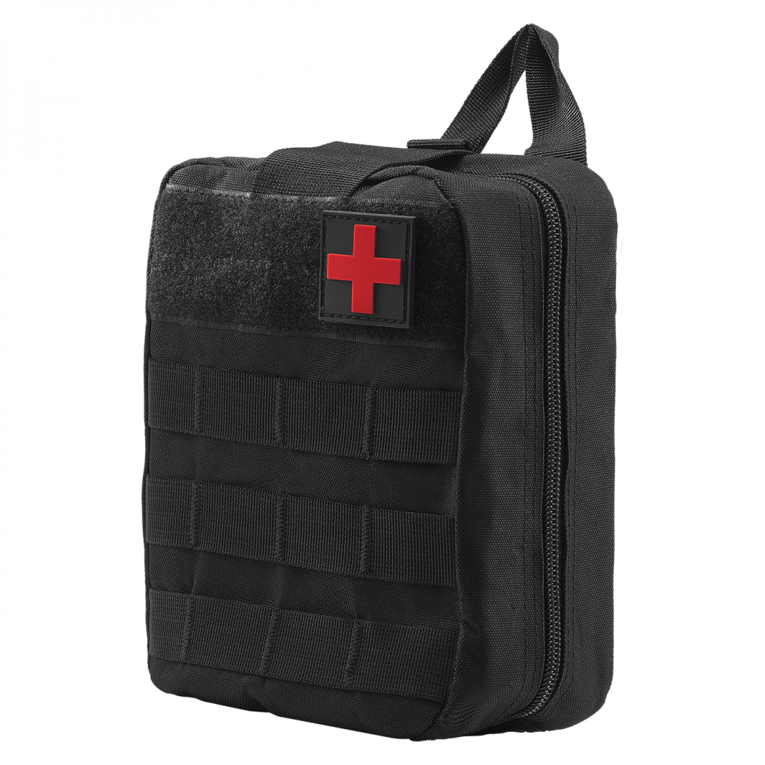 Wear Resistant Black Nylon 250 Piece Survival First Aid Kit Emergency Trauma Bag for Camping Home Emergency Preparedness