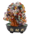 thumbnail image 4 of CHUANK Fortune Tree Decor Money Desktop Ornament Mini Artificial Bonsai The Office Ornaments Colorful, 4 of 8