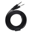 thumbnail image 4 of Cable de repuesto para auriculares de aviación, cable de repuesto para bricolaje de 2 m/2,2 yd, cable de audio para aviones, cable para avión para bricolaje, rendimiento impulsado, 4 of 9