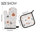 thumbnail image 2 of Yayeee Oven Mitts and Pot Holder Set of 4 Heat Resistant Kitchen Gloves Baking Hot Pad, Ghost Design, 2 of 5