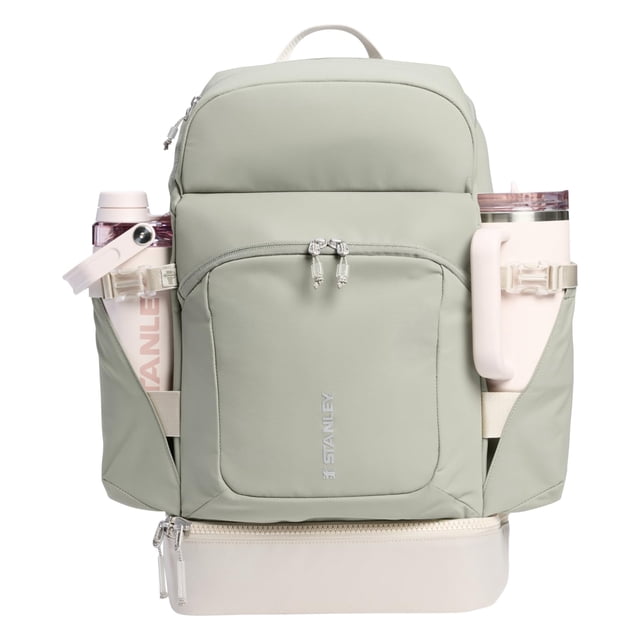 Mochila STANLEY Vitalize con compartimento expandible para portátil, gris salvia