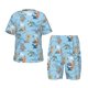 thumbnail image 1 of Balery Cute Animals Surfers Conjunto de Pijama Infantil de Manga Corta con Estampado – Ropa de Dormir de Algodón Suave-Medium, 1 of 6