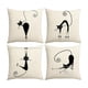 thumbnail image 1 of Juego de 4 fundas de cojín decorativas, lavables a máquina, con diseño de . Fundas cuadradas para cojines, ideales para sofá, coche, silla o, 1 of 9