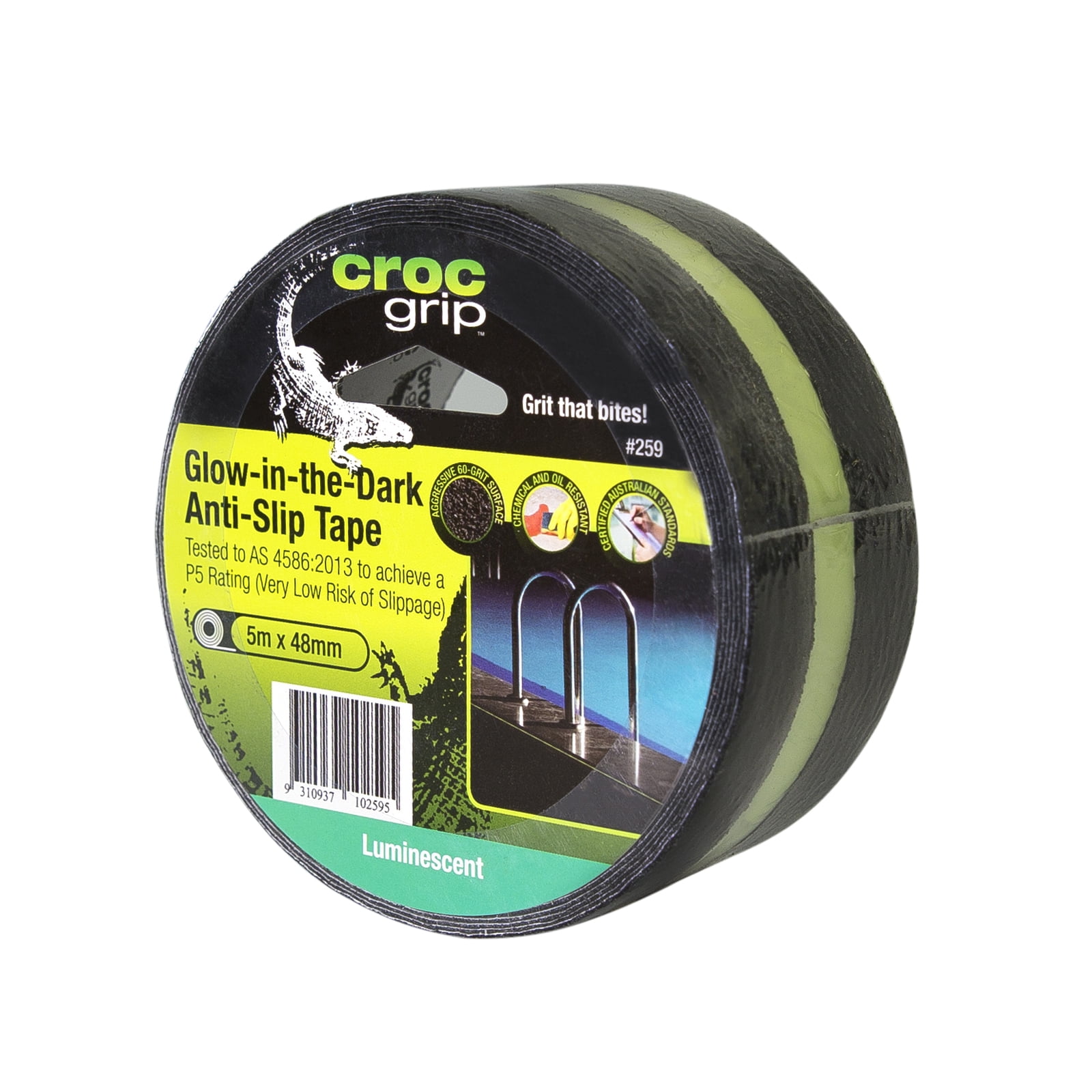 16.4 ft. L x 1.9 in. W GlowintheDark AntiSlip Grit Tape Walmart