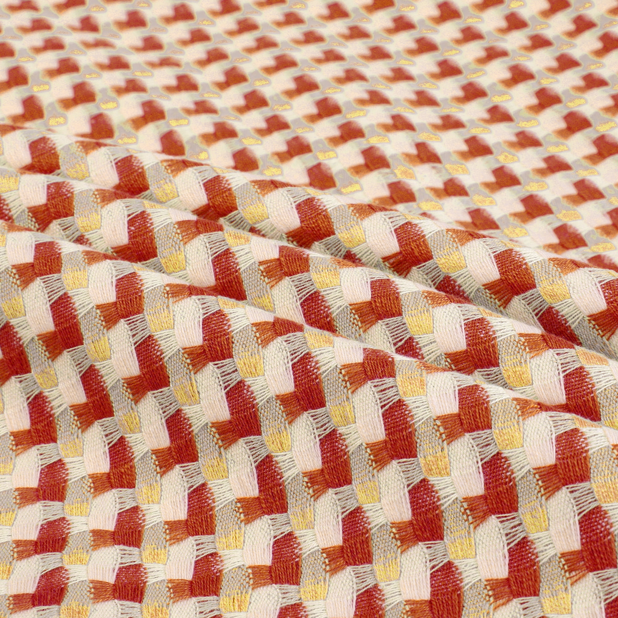 Unique Bargains Plaid Throw Pillow Covers Decorative Pillow Cases Square Cushion Covers Orange Grid 12" x 20"